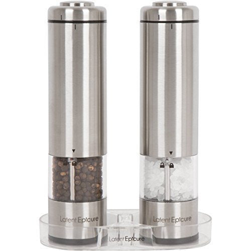 AA Battery Operated Salt and Pepper Mill Set