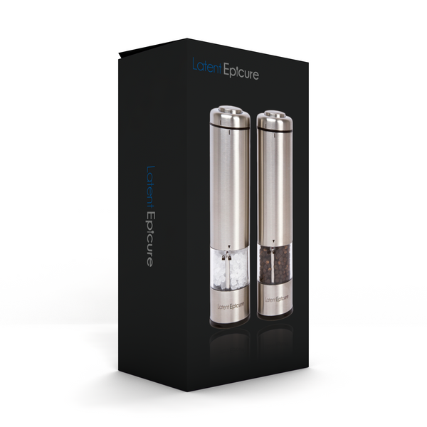 AA Battery Operated Salt and Pepper Mill Set