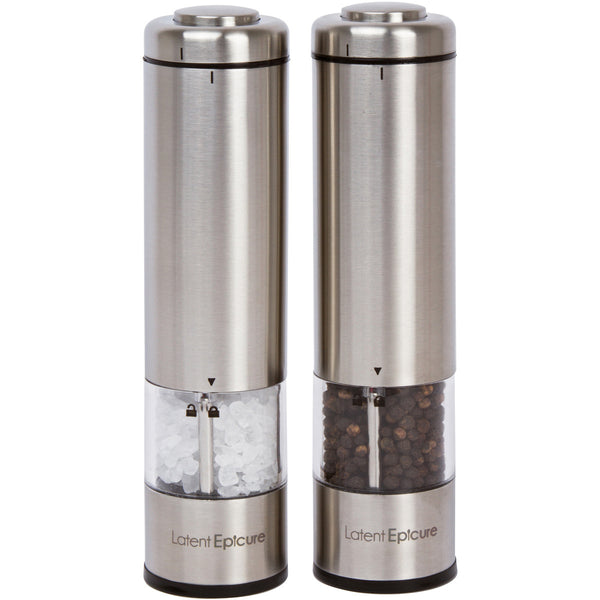 AA Battery Operated Salt and Pepper Mill Set