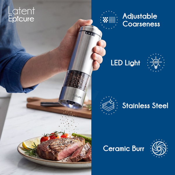 USB-C Rechargeable Salt or Pepper Grinder